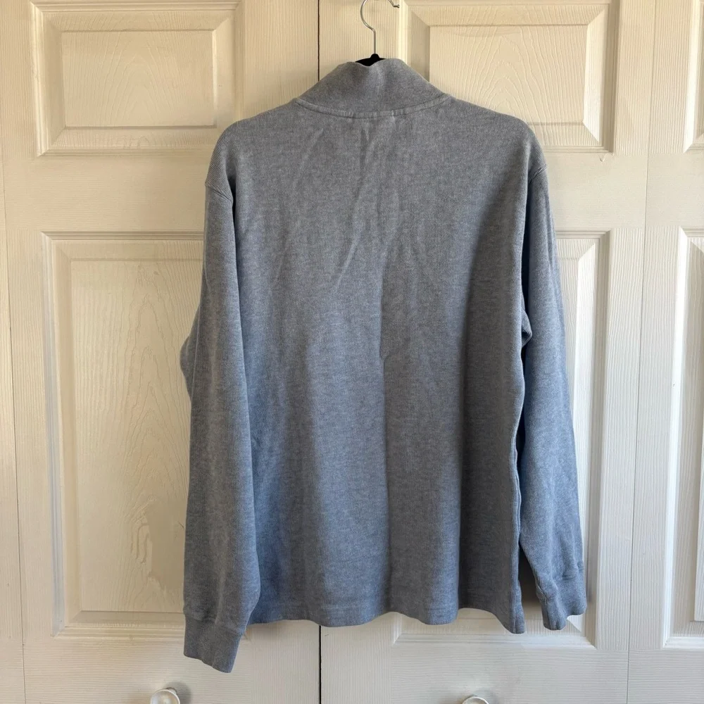 Rodd&Gunn Blue Sea Breeze Quarter-Zip Australian Cotton Sweater M Preppy Finance